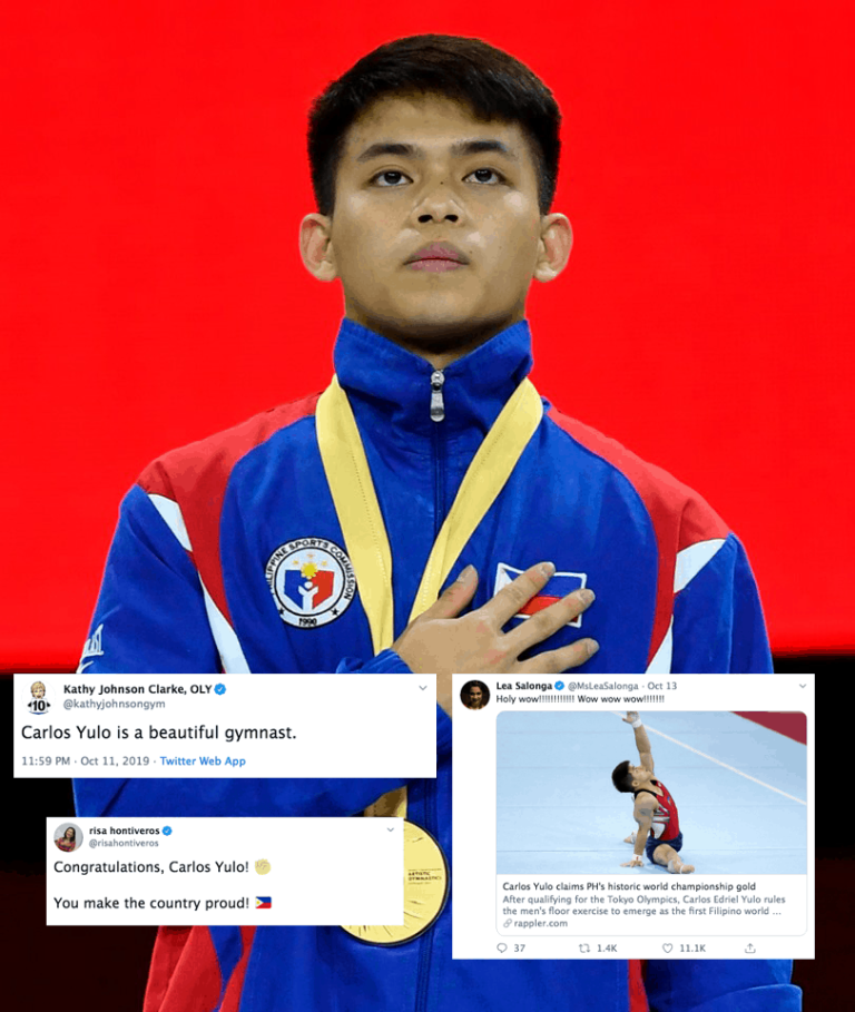 LOOK: Celebrities react to Carlos Yulo’s historic win