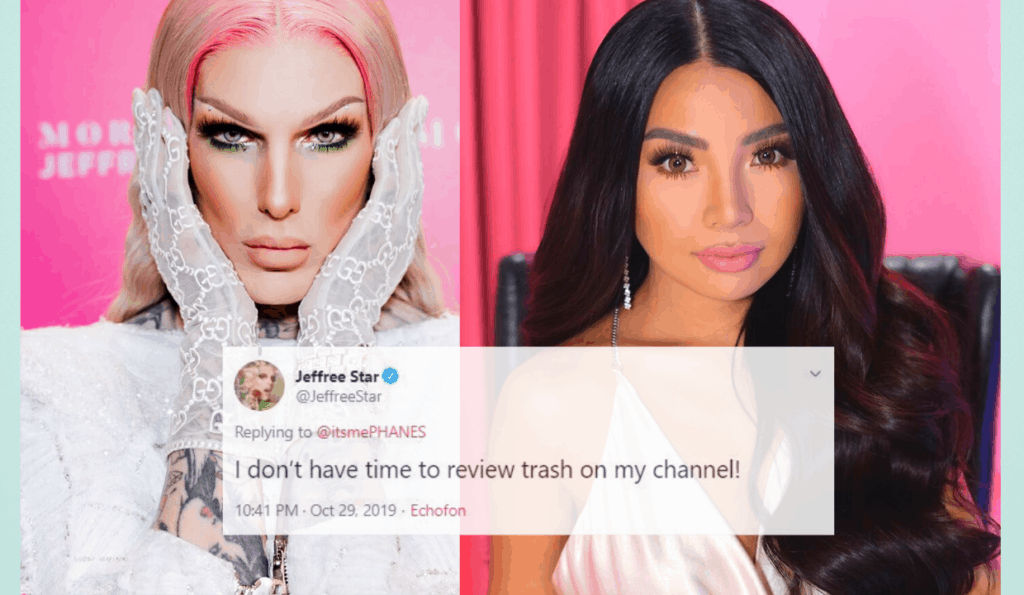 Jeffree Star calls Michelle Dy’s makeup collection ‘trash’