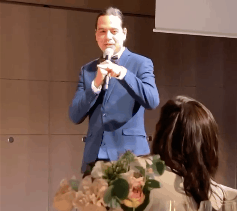 John Lloyd Cruz gives advice to newlyweds Vhong and Tanya Navarro