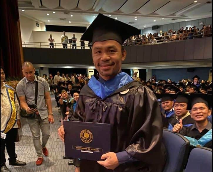 Sen. Manny Pacquiao degree holder na!