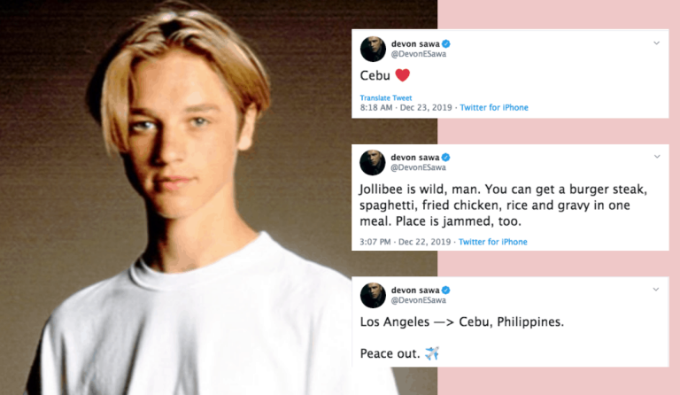 LOOK: Devon Sawa is in the Philippines
