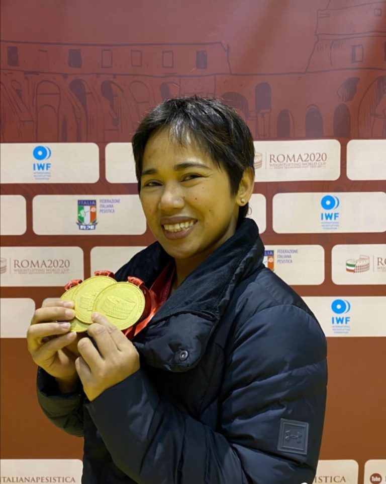 Hidilyn Diaz one step closer to Olympics after winning 3 golds in Roma World Cup