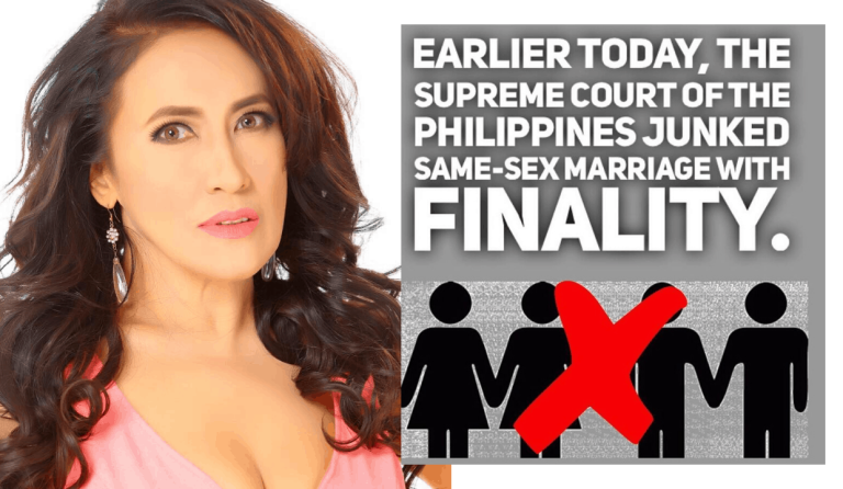 Ai-Ai delas Alas says no to same-sex marriage