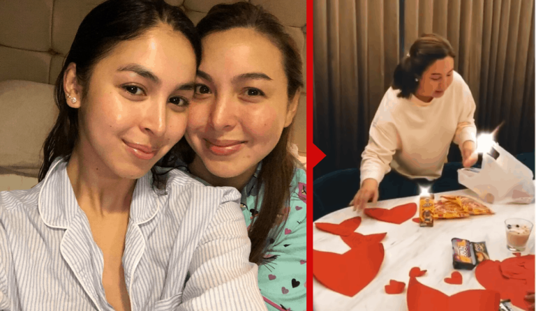 Julia Barretto discovers mom Marjorie preparing Valentine’s surprise for her