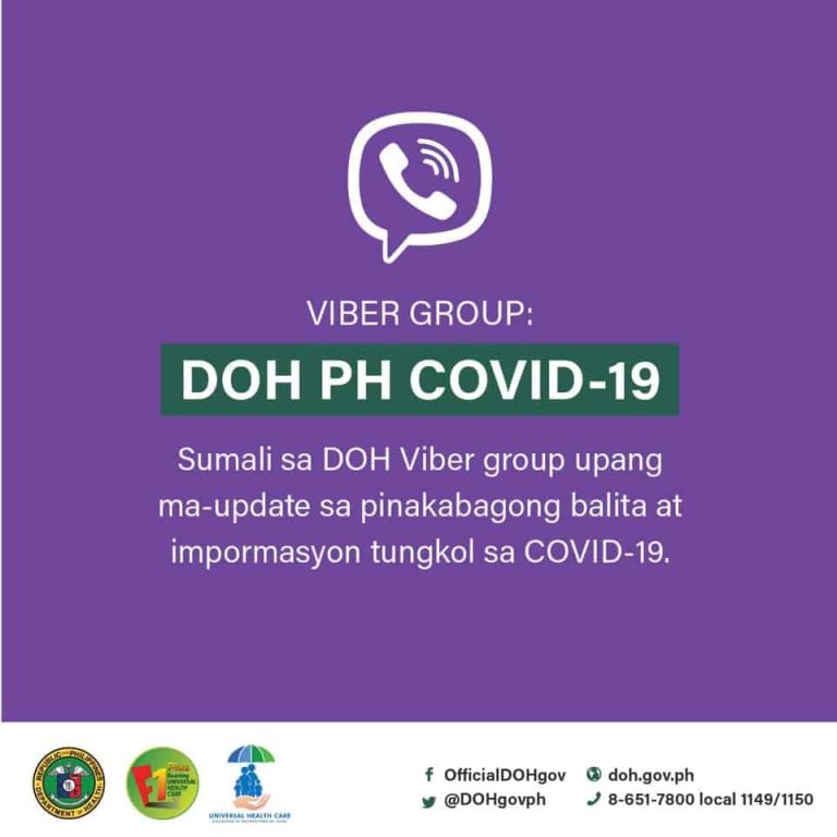 LOOK: DOH starts Viber group for COVID-19 concerns