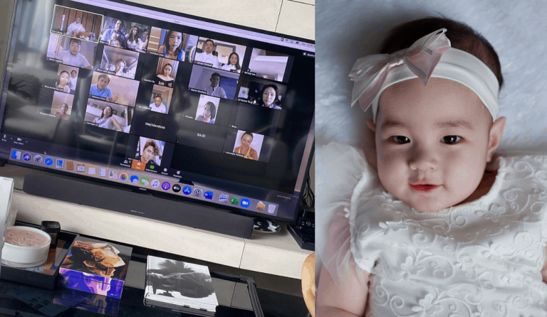 Divine Lee gets baby girl blessed via Zoom