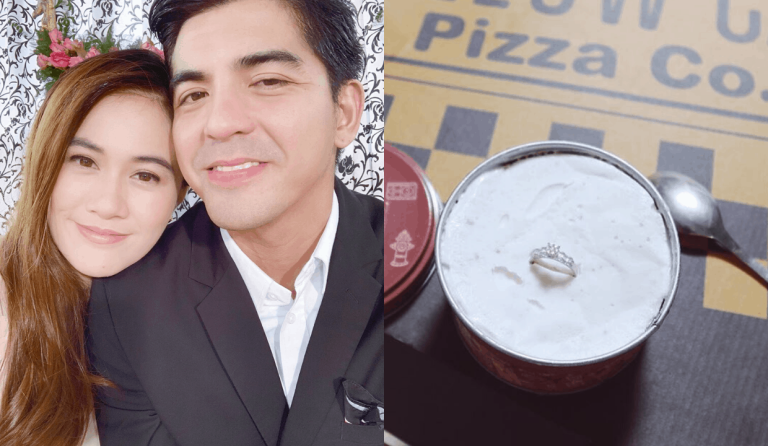 Mark Herras proposes to girlfriend with a tub of ice cream