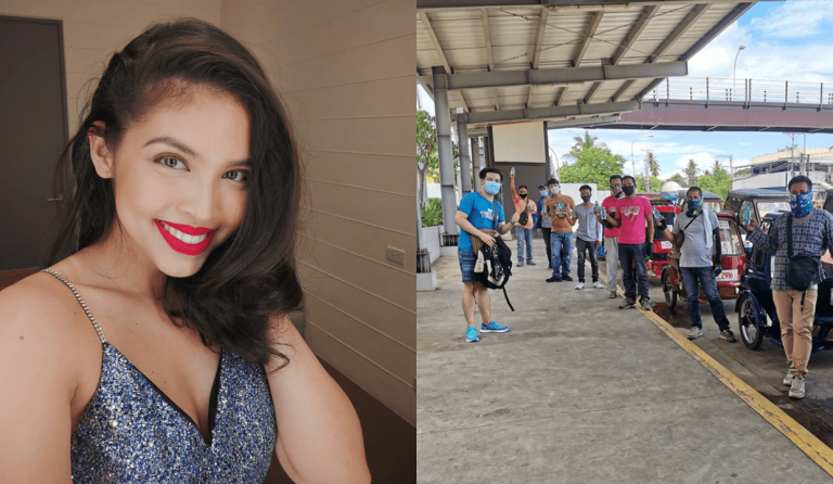 Maine Mendoza donates alcohol to tricycle drivers through ‘good samaritan’