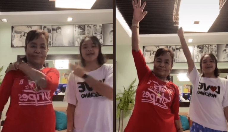 Mommy D shows Cha Cha and Savage Love moves on TikTok
