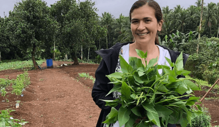 Zsa Zsa Padilla spends free time to learn organic farming