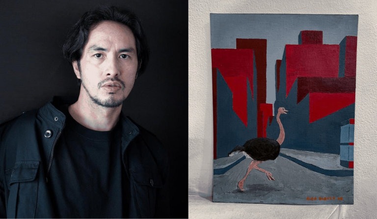 ‘Prophetic?’: Rico Blanco’s old painting looks similar to viral ostrich incident