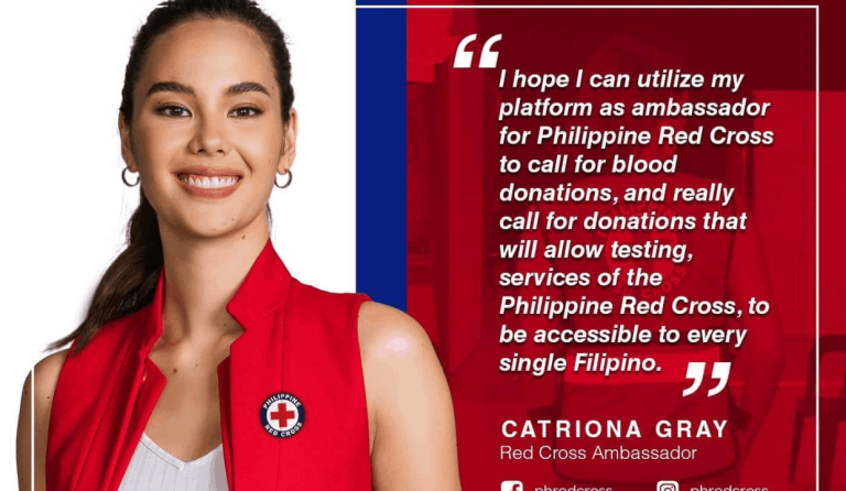 Catriona Gray is new Philippine Red Cross ambassador