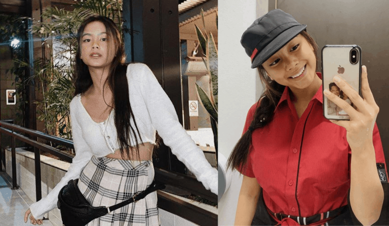 LOOK: Ylona Garcia is working as a fast food service crew in Australia