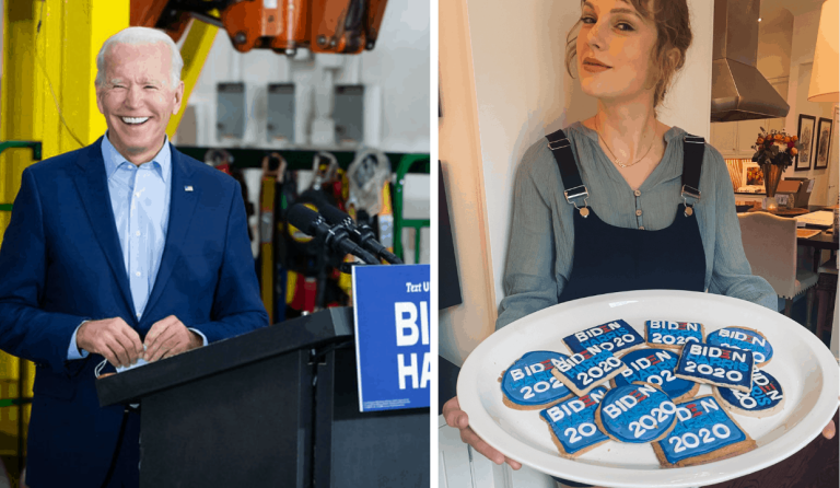 Taylor Swift endorses Joe Biden for US president