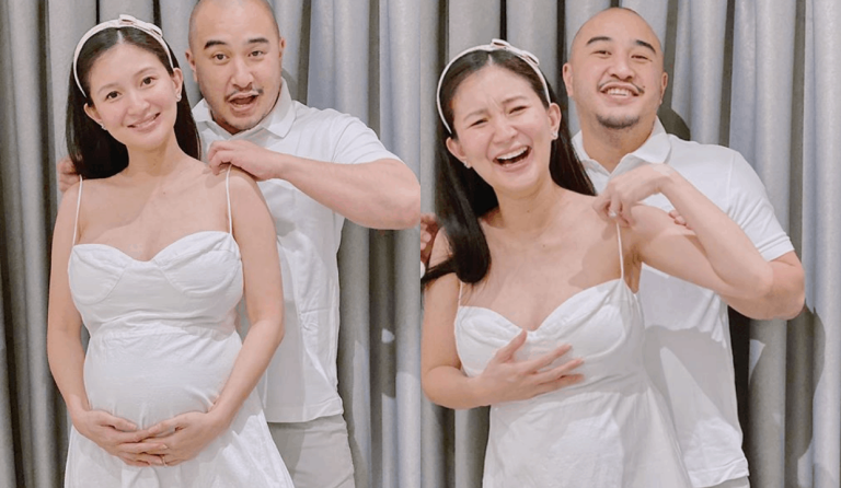 Sheena Halili shares hilarious DIY maternity shoot with husband