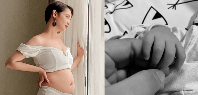 Ryza Cenon gives birth to baby boy