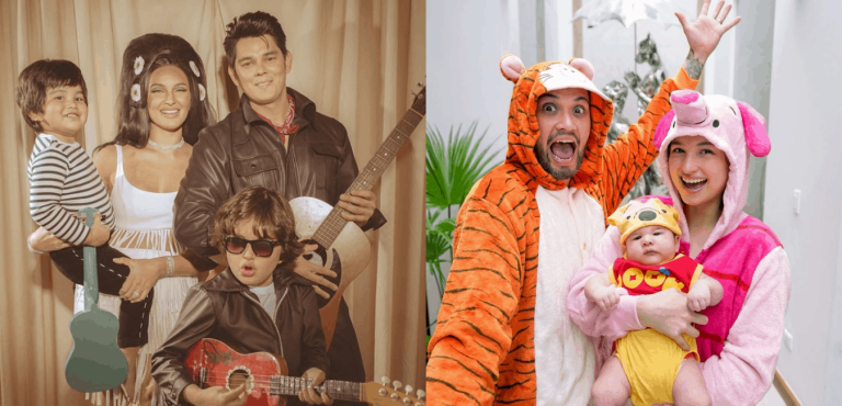 Celebrity families enjoy Halloween in quarantine