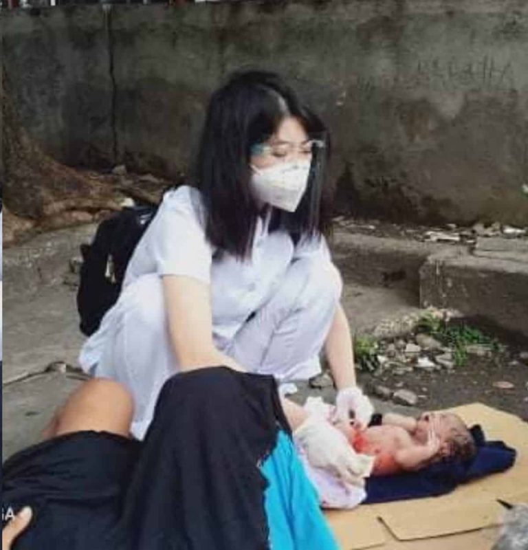 Nurse comes to the rescue of homeless mother in need