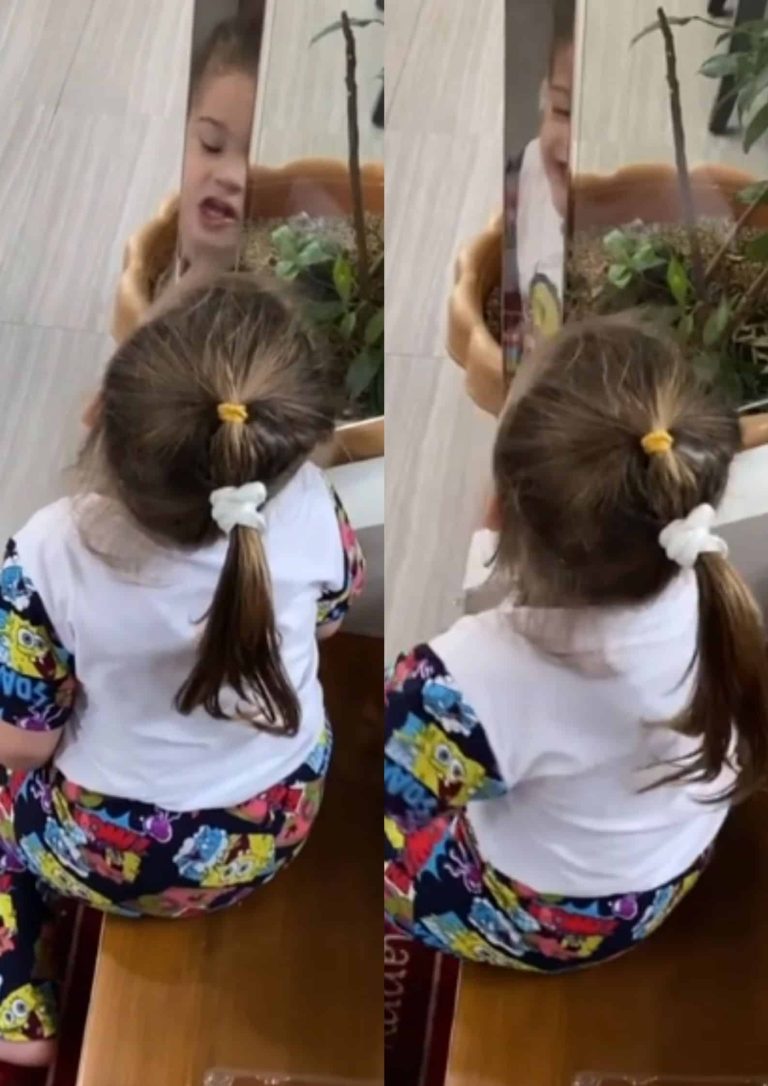 Pokwang shares cute video of Baby Malia talking to her reflection