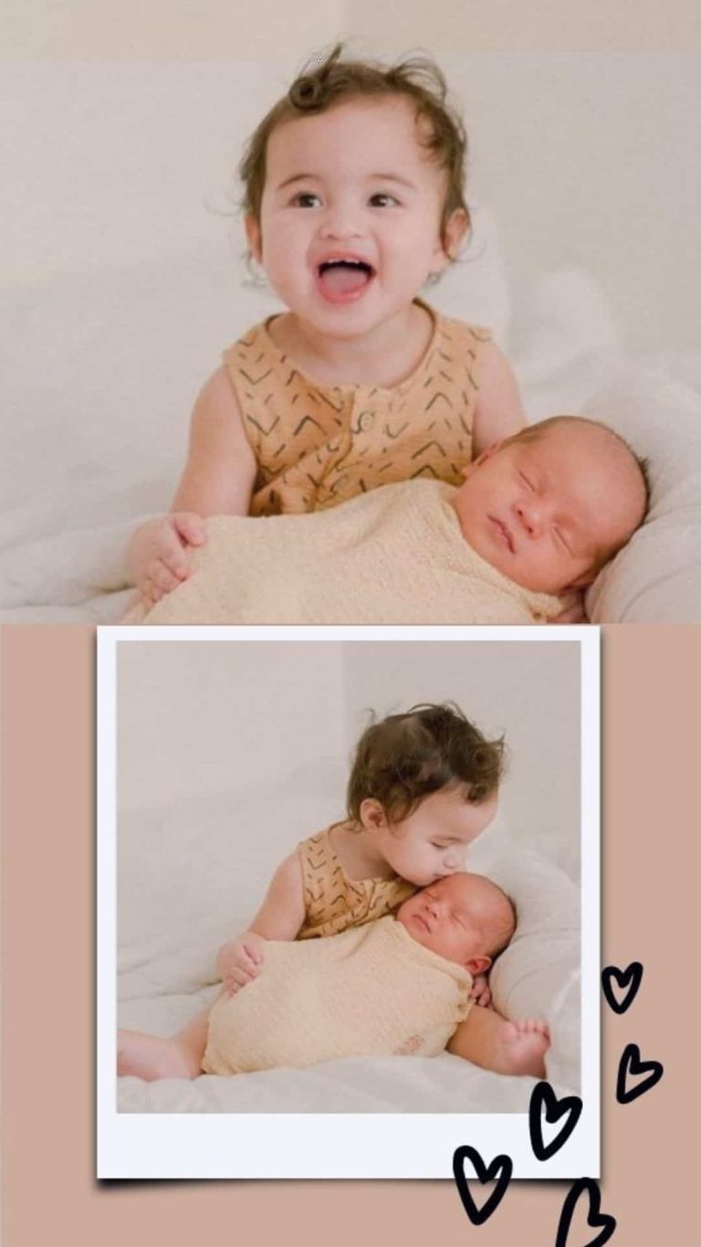 LOOK: Andi Eigenmann’s daughter Lilo gushes over baby brother Koa
