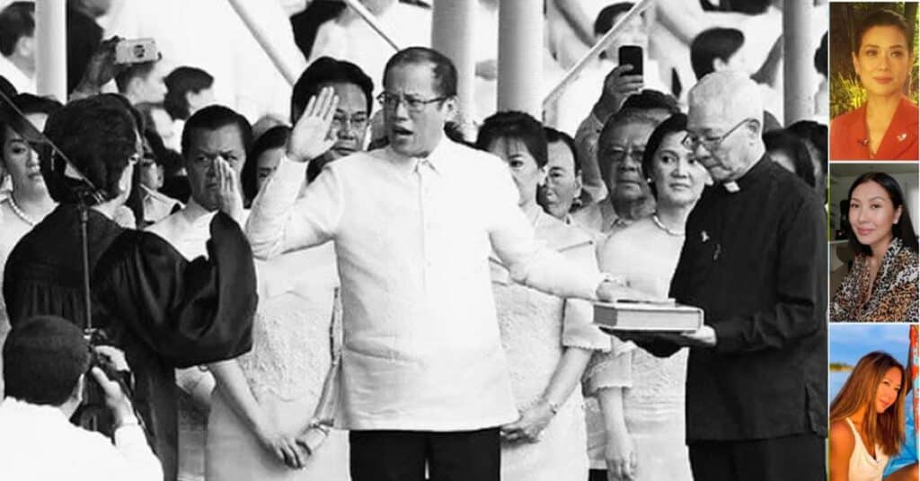 Women linked to Noynoy Aquino pay tribute to former president