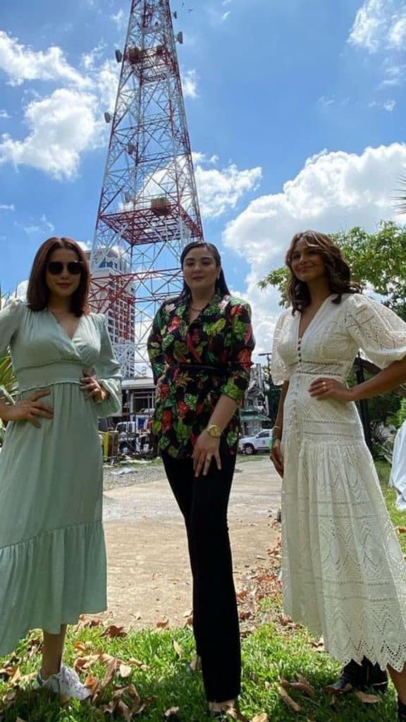 LOOK: Sunshine Dizon reunited with Encantadia sisters Karylle and Iza Calzado