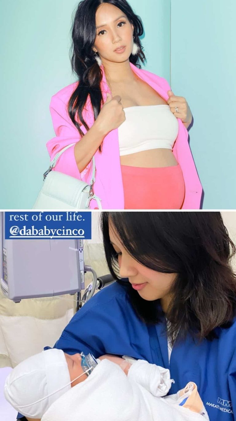 Roxanne Barcelo gives birth to first child