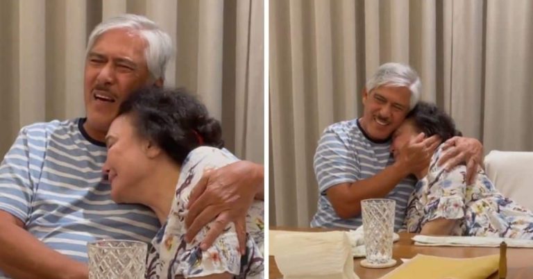 Helen Gamboa in tears after hearing Tito Sotto’s love song for her