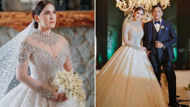 LOOK: Ara Mina ties the knot with Dave Almarinez in royal-themed wedding