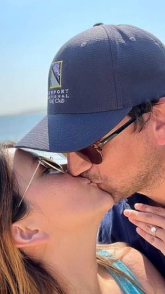 Serena Dalrymple appears to be engaged as she shows off ring