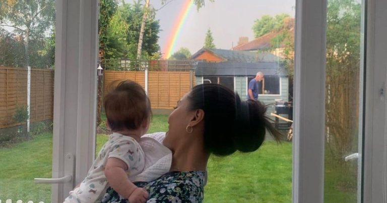 LOOK: Rachelle Ann Go celebrates baby Lukas’ 4th month with a rainbow surprise
