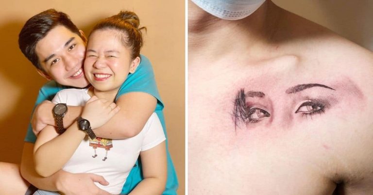 Kiray Celis reacts to boyfriend getting a tattoo of her eyes