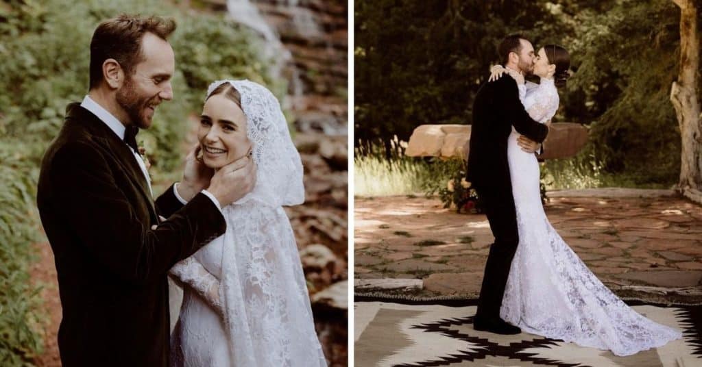 ‘Never been happier’: Emily in Paris star Lily Collins weds filmmaker