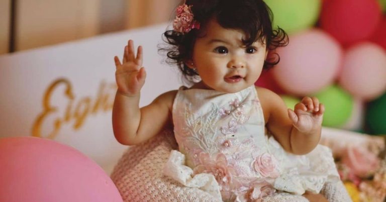 LOOK: Elisse Joson, McCoy De Leon mark their baby girl Felize’s 8th month