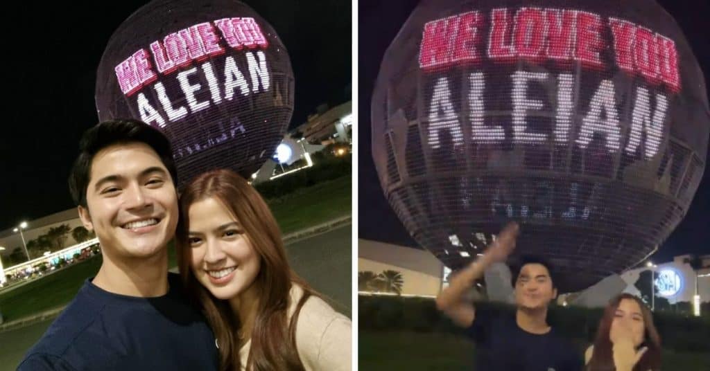 Alexa Ilacad, Eian Rances stunned by their fans’ MOA Globe surprise