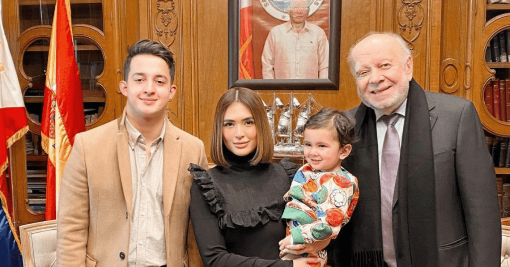 LOOK: Baby Zoe visits great grandpa at work in Spain