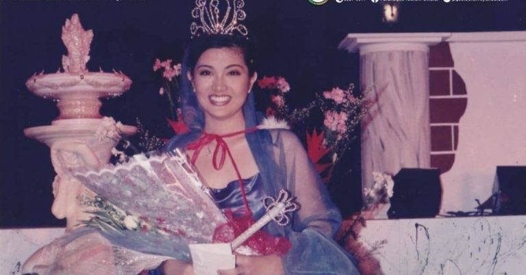 LOOK: Dimples Romana as the first Binibining Parañaque 22 years ago