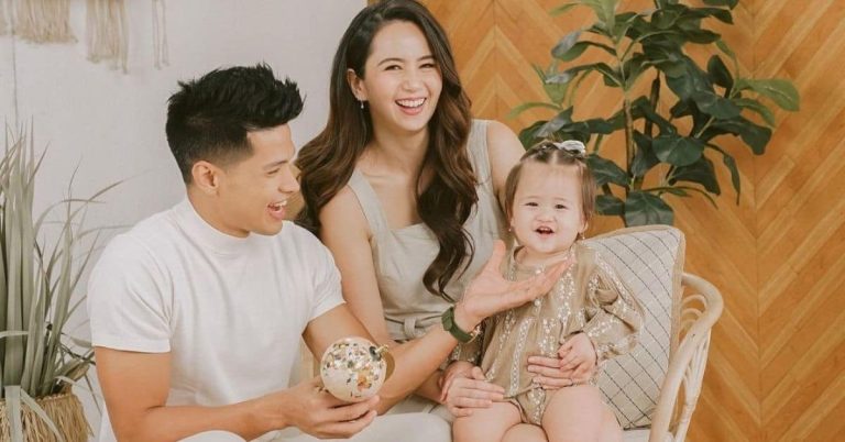 LOOK: Vin Abrenica, Sophie Albert’s daughter is such a cutie at one year old