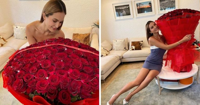 Sarah Lahbati receives 150 roses from husband Richard Gutierrez