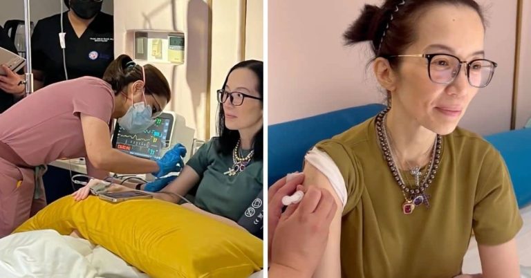 Kris Aquino is happy to share her first dose of treatment a success