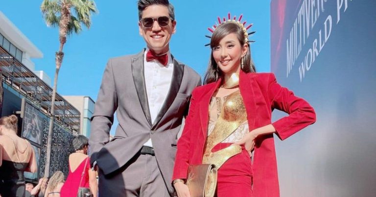 Alodia Gosiengfiao enjoys movie premiere date with Christopher Quimbo in the US