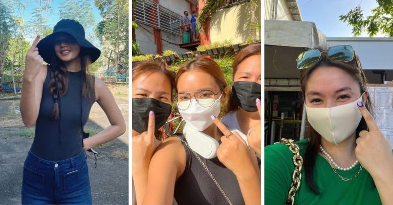 LOOK: These celebs are early birds on voting day