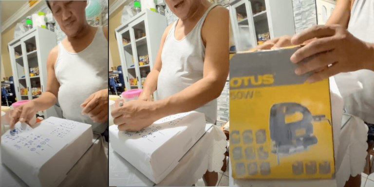 Father’s reaction on family’s gift goes viral on TikTok