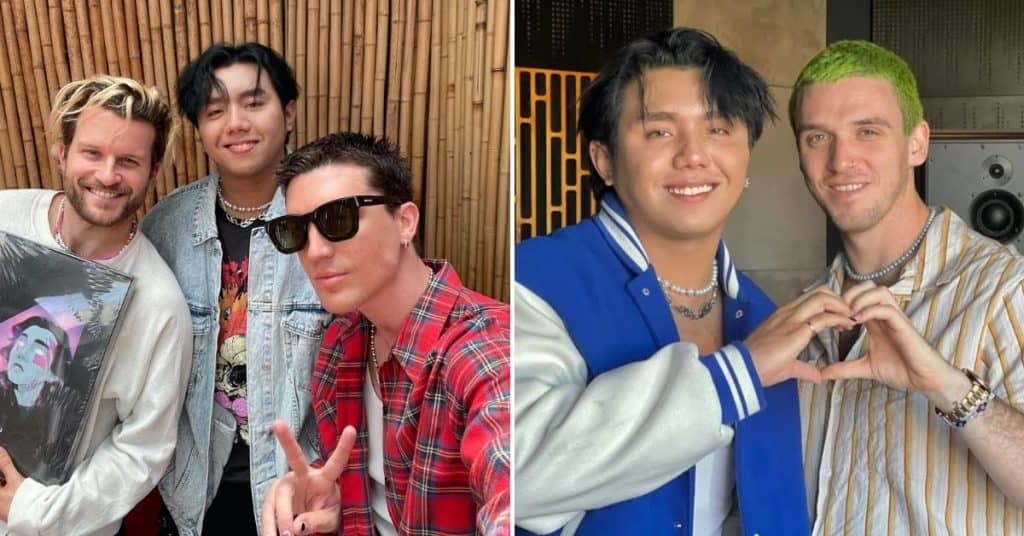 LOOK: Zack Tabudlo sparks collab rumors after sharing photos with LANY and Lauv