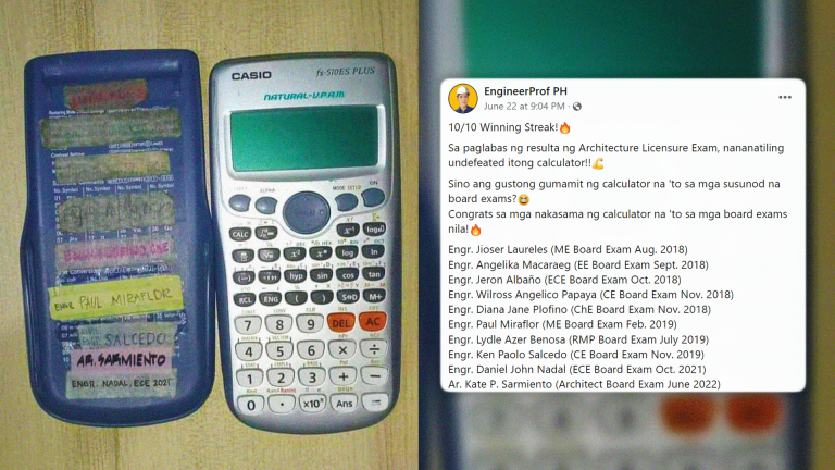 9 engineers, 1 architect pass their board exams using this ‘undefeated calculator’