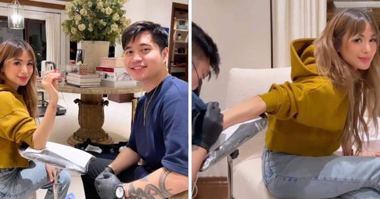 LOOK: Heart Evangelista gets dainty new tattoos