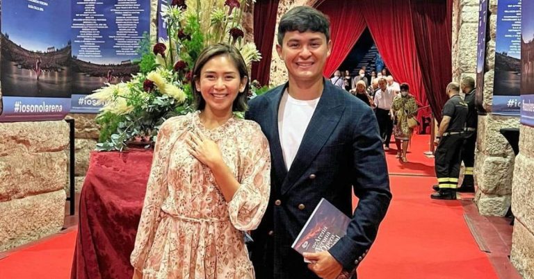 LOOK: Matteo Guidicelli, Sarah Geronimo enjoy Italian Opera date night