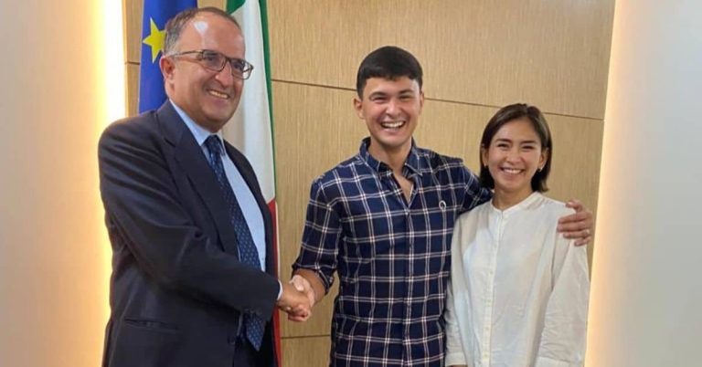 ‘Exciting times ahead’: Matteo Guidicelli, Sarah Geronimo meet Italian ambassador