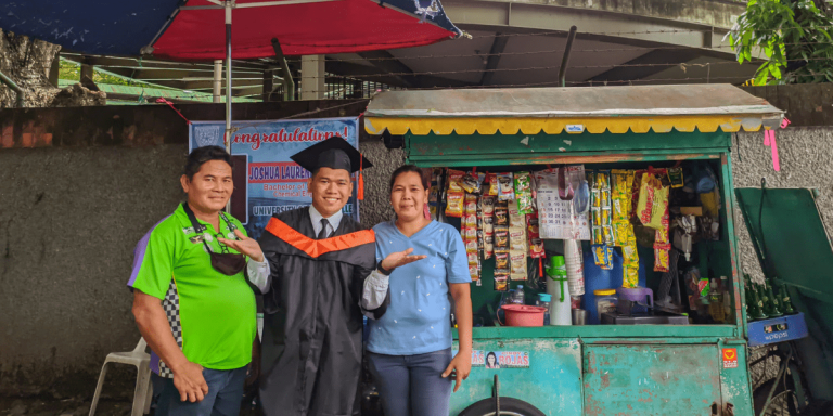 Son of sidewalk vendor, PWD tricycle driver graduates with a degree in chemical engineering