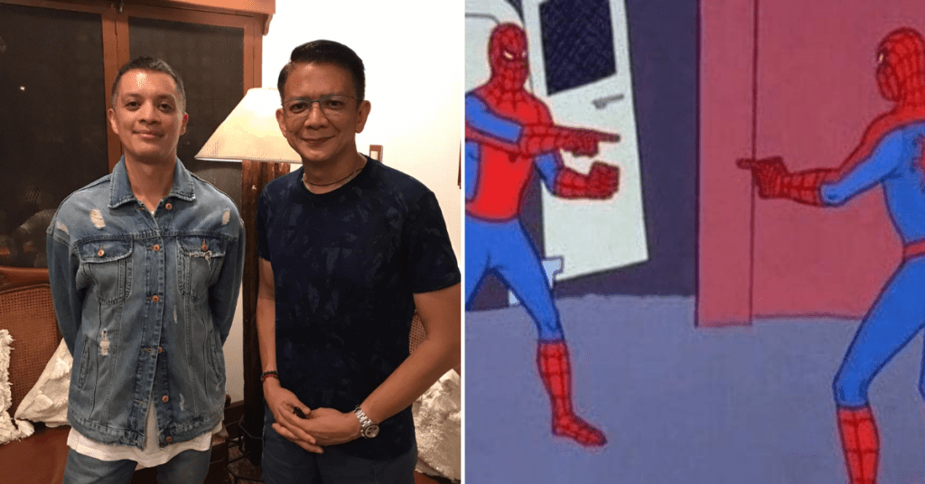 Coach Bamboo photographed with ‘lookalike’ Sen. Chiz Escudero